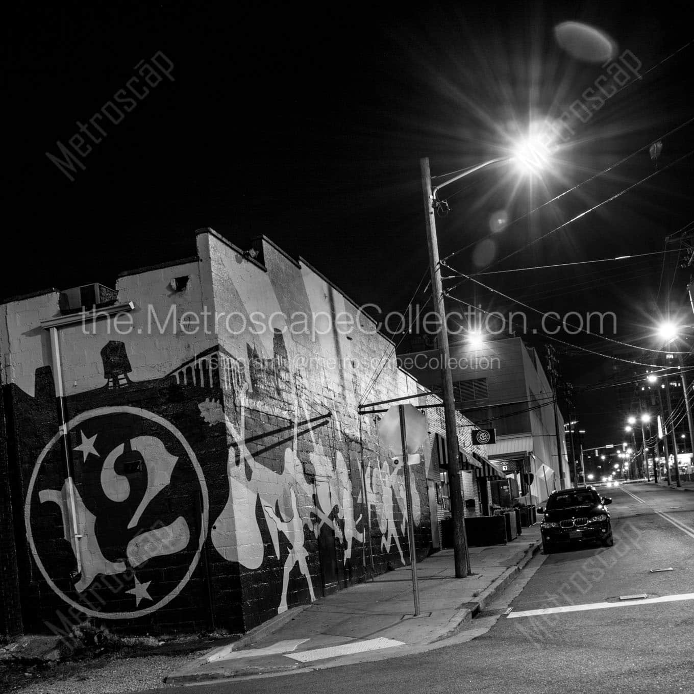 12th and porter Black & White Wall Art