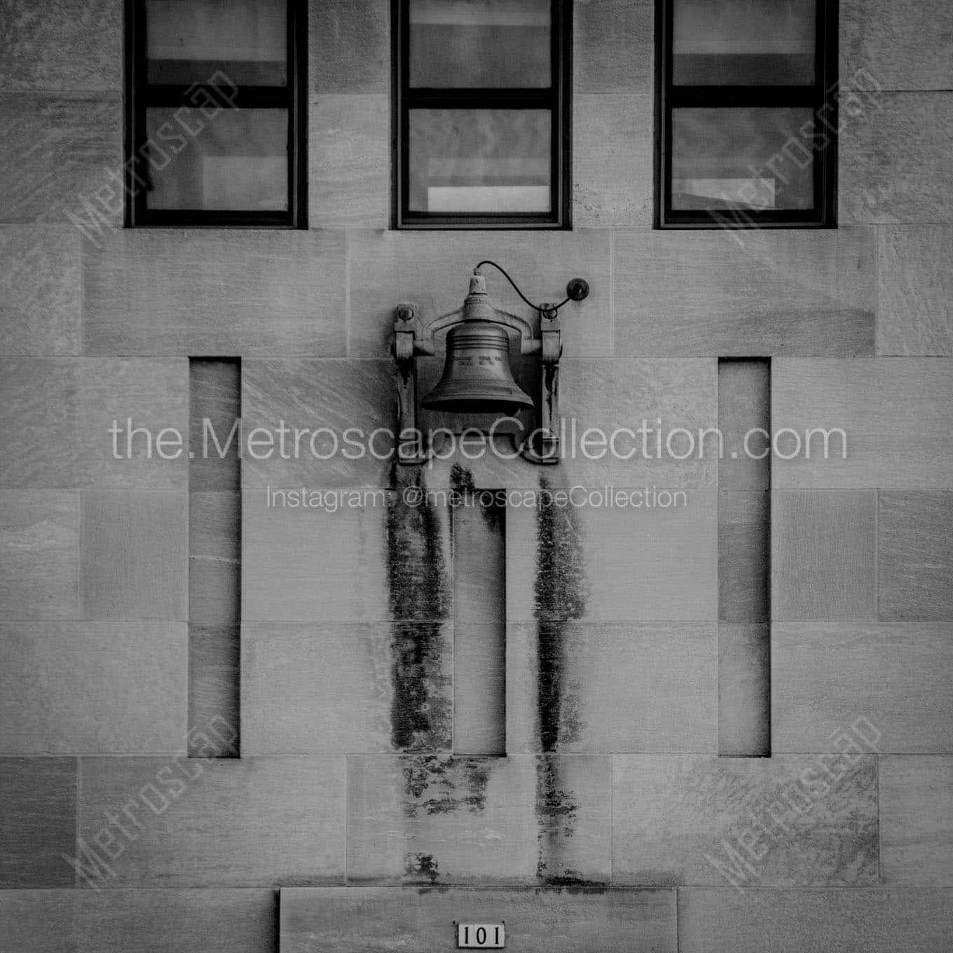 bell on kilbourn ave bridge Black & White Wall Art