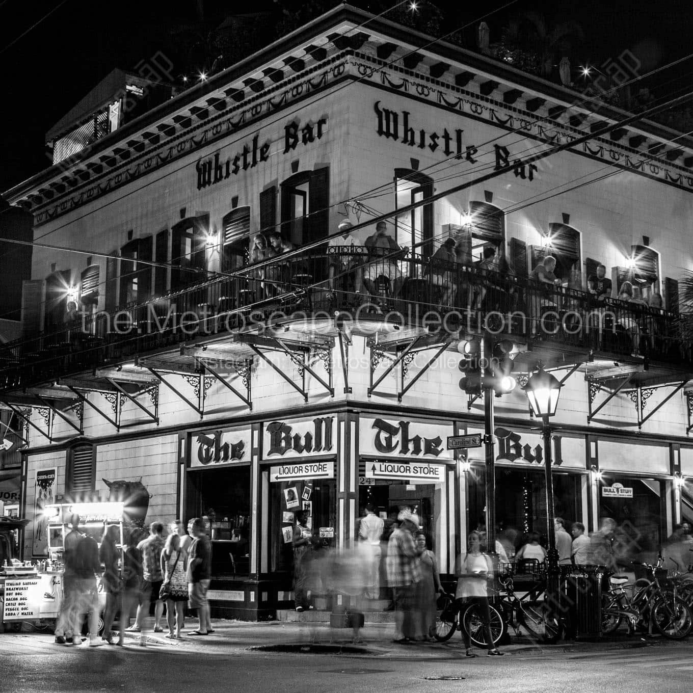 bull whistle bar Black & White Wall Art