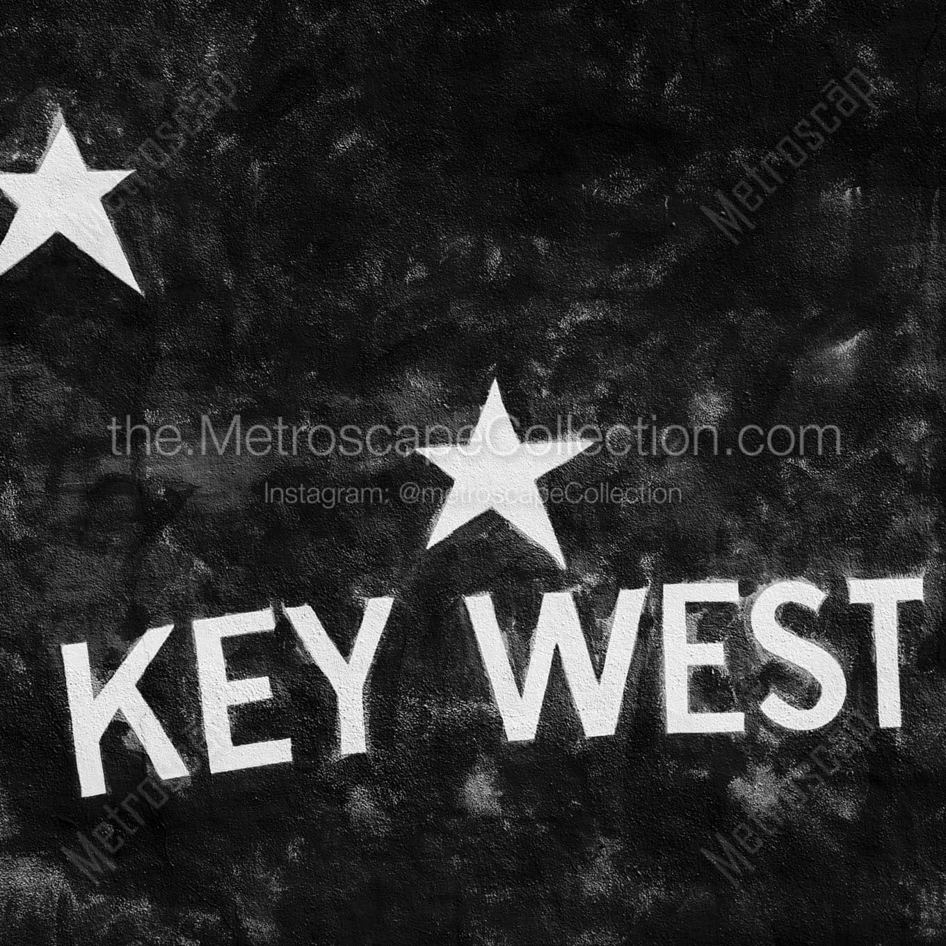 key west Black & White Wall Art