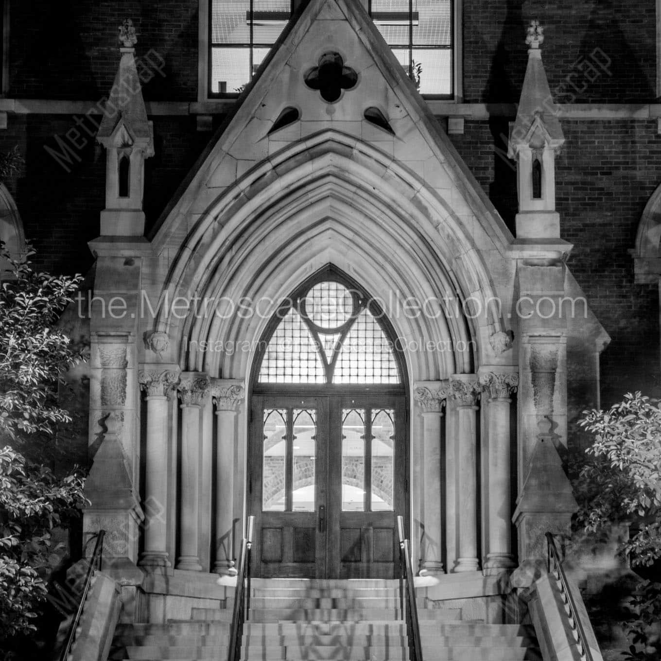 kirkland hall vanderbilt university campus Black & White Wall Art