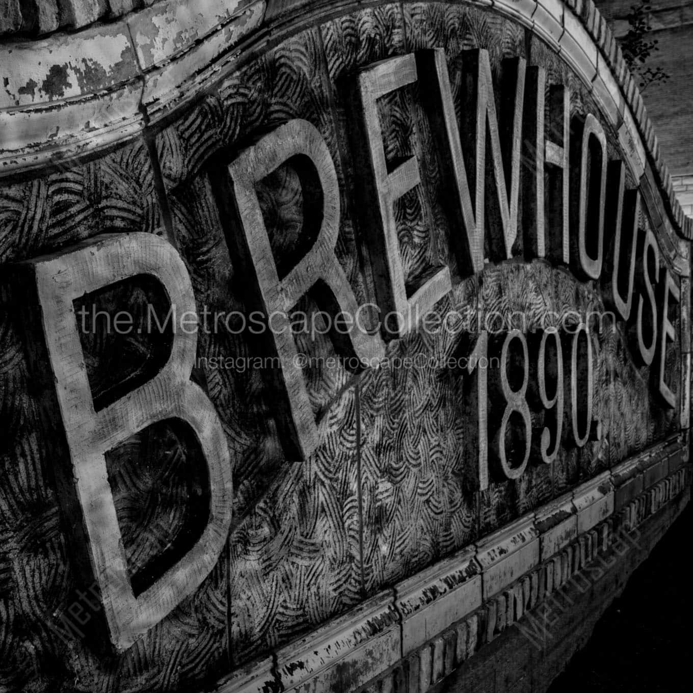 milwaukee brewhouse Black & White Wall Art