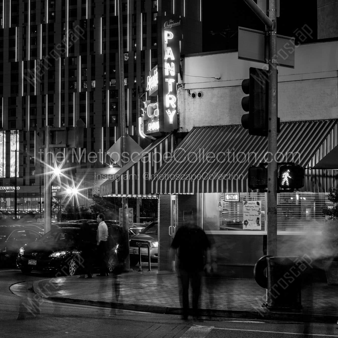 original pantry cafe figueroa Black & White Wall Art