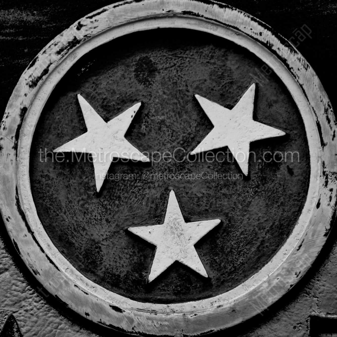 tennessee stars Black & White Wall Art